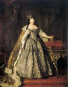 Louis Caravaque Portrait of Empress Anna Ioannovna oil painting artist